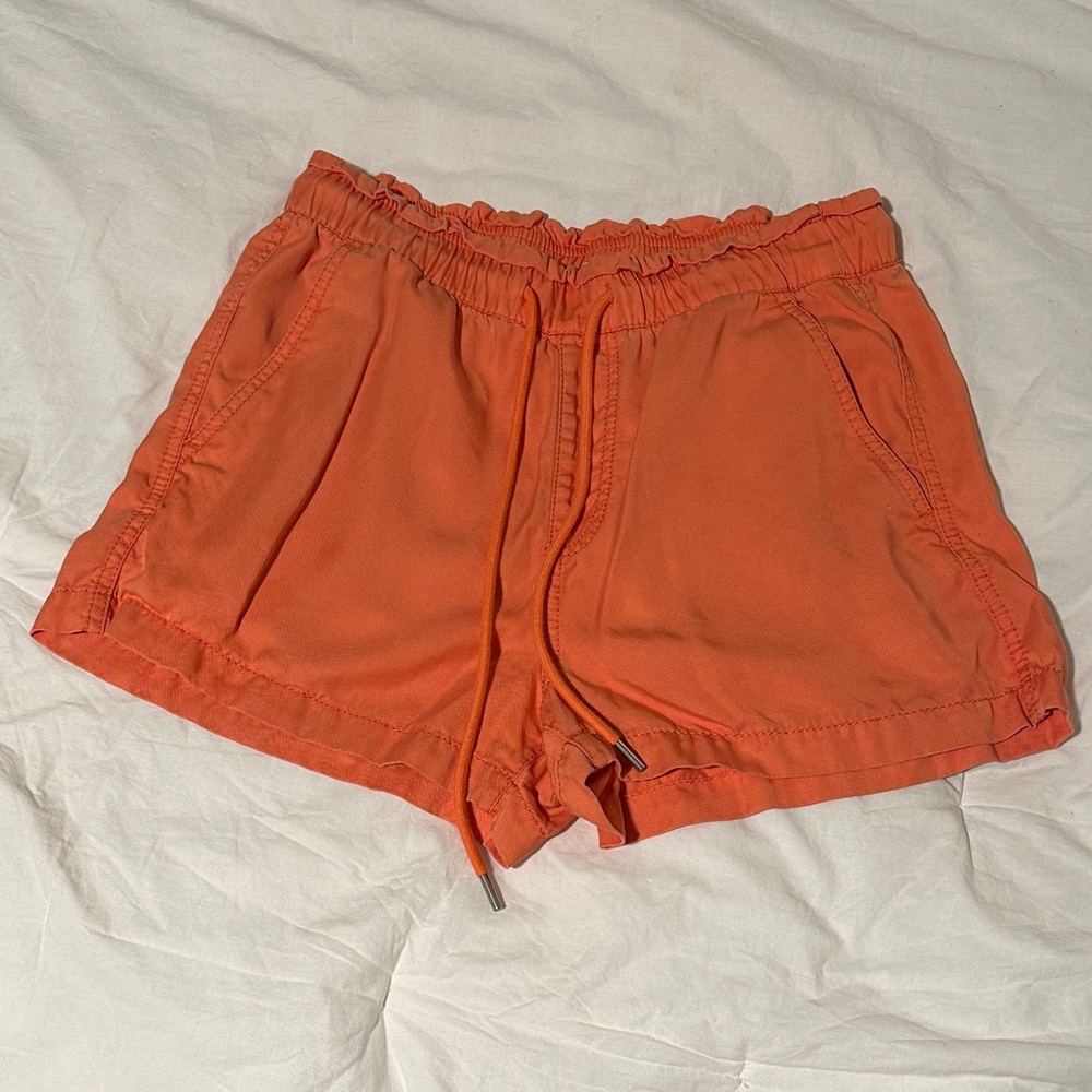 LOFT Peachy Orange Shorts - Petite Medium